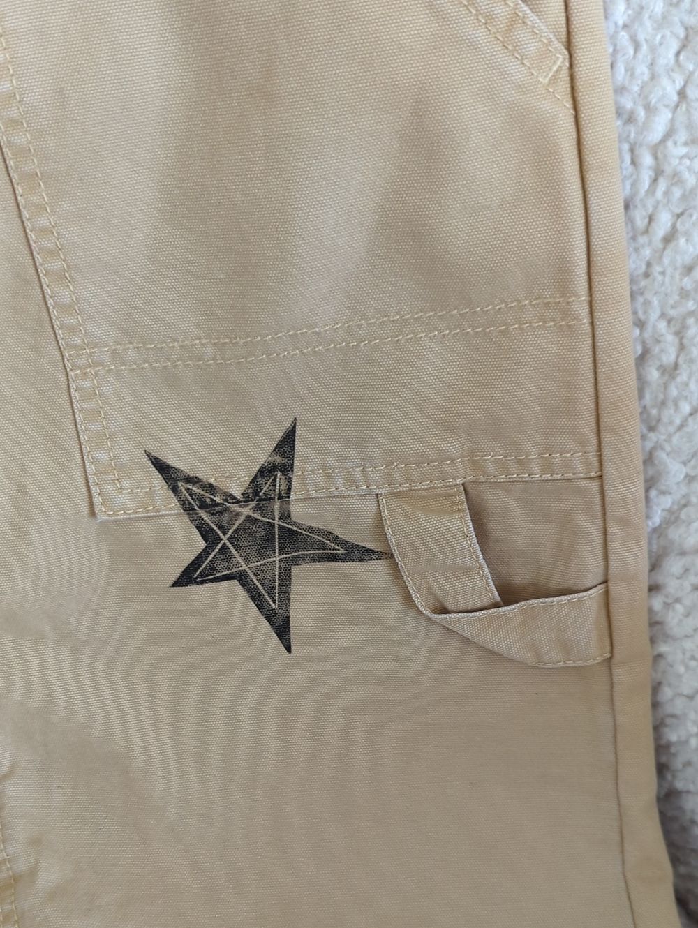 Urban Outfitters BDG Khaki Beige Patchwork Midi Skirt with Embroidered Accents - Picture 3 of 9